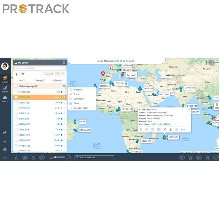 Demonstrasi Enjin Terbiar Pada Platform Protrack